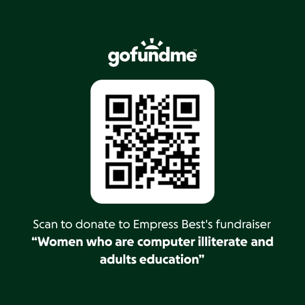 GoFundMe QR code