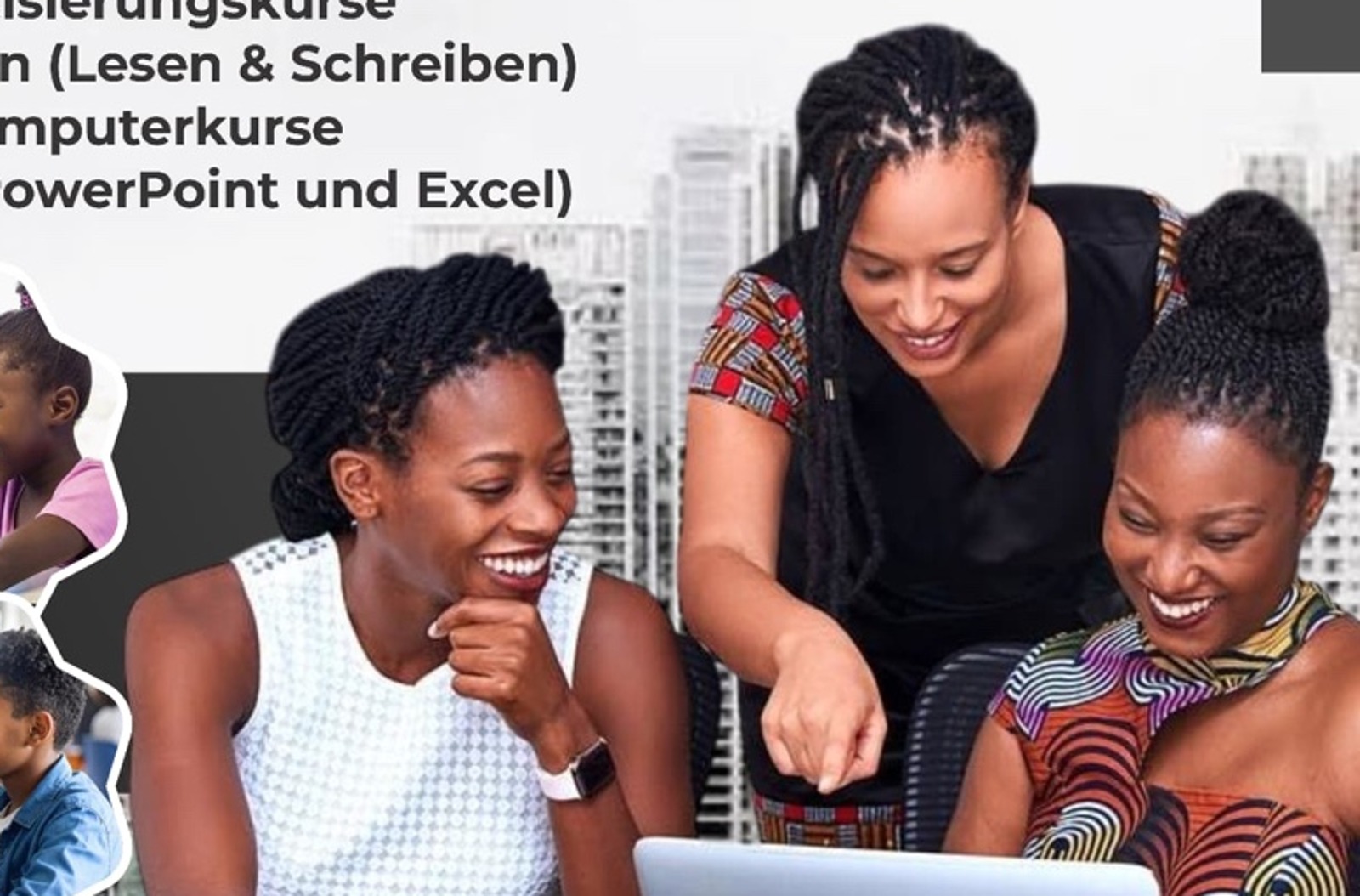 Afrikanische Hilfe Düsseldorf education and community programme